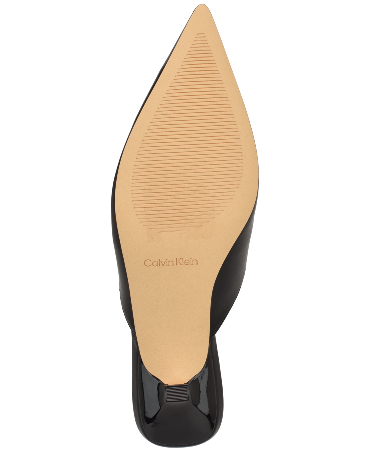 Calvin Klein Camily Pointed Toe Mule In Black