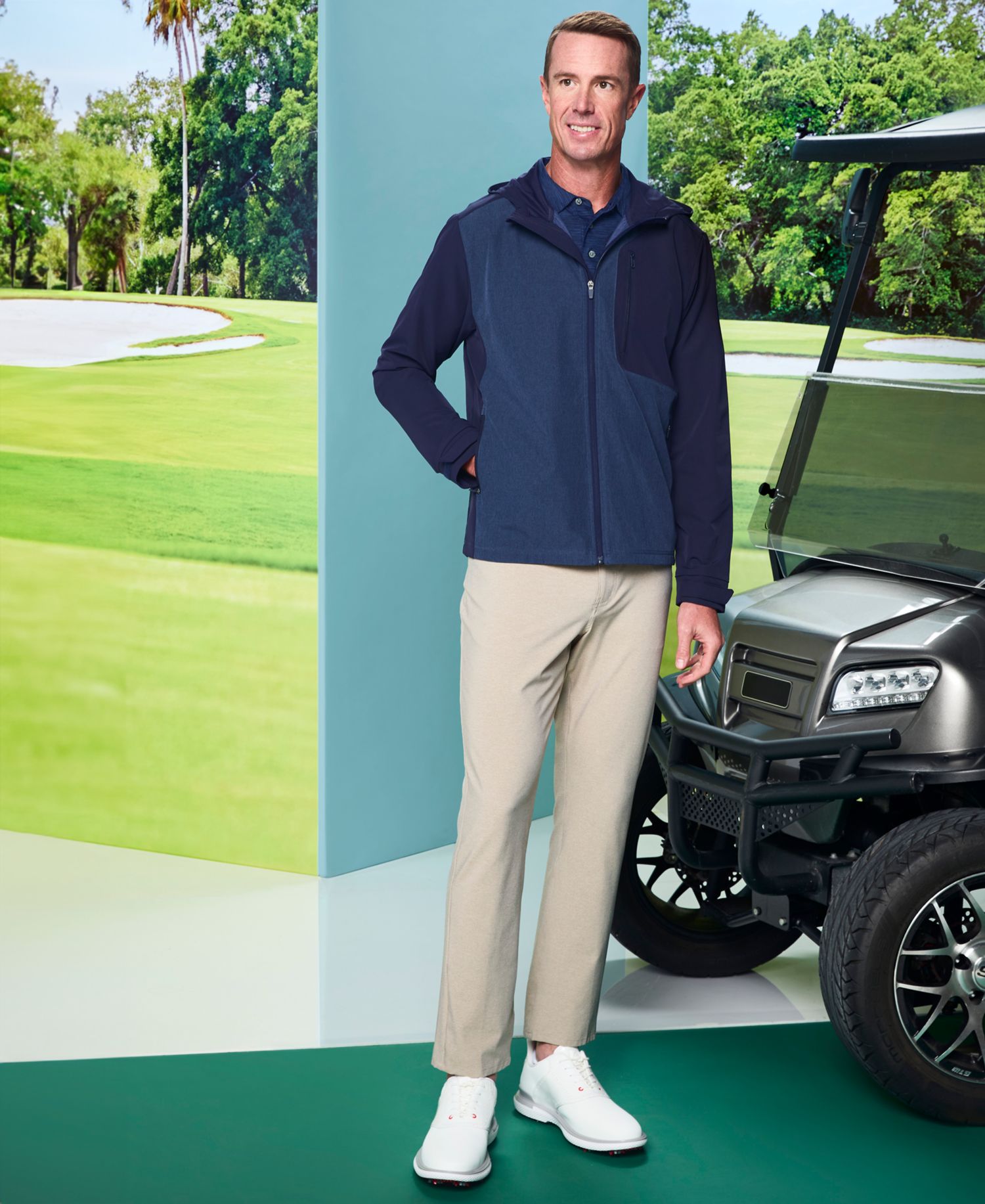 Men's Heathered Five-Pocket Pants