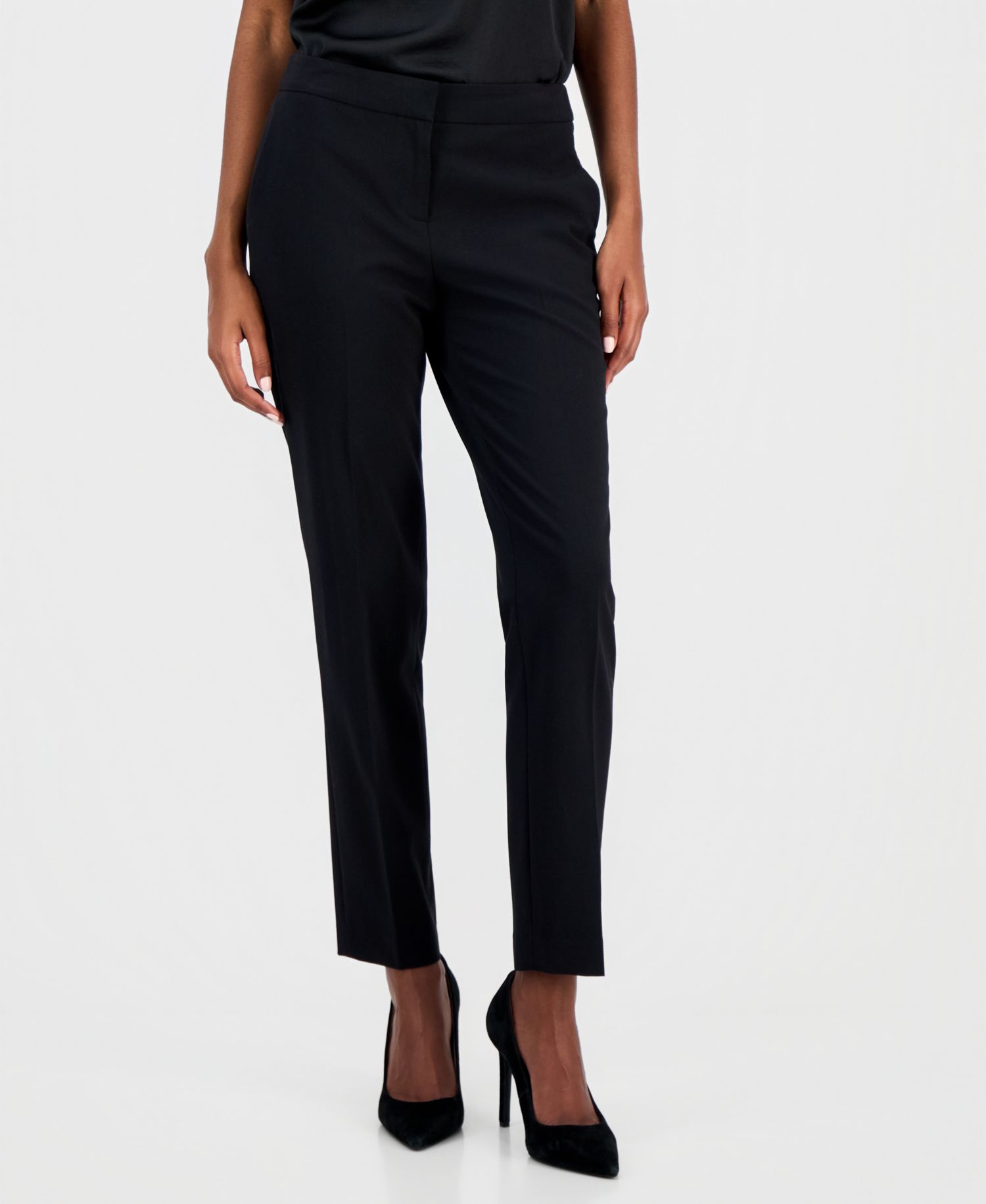 Women's Bi-Stretch Straight-Leg Dress Pants