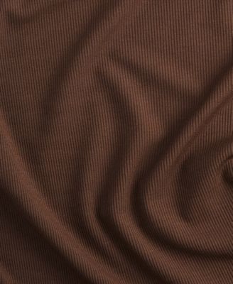 Petite Ribbed Knit High Rise Drawstring Wide-Leg Pants, Macy's Exclusive