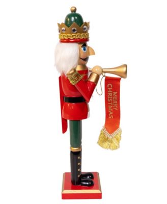 Charming 15" Horn Nutcracker