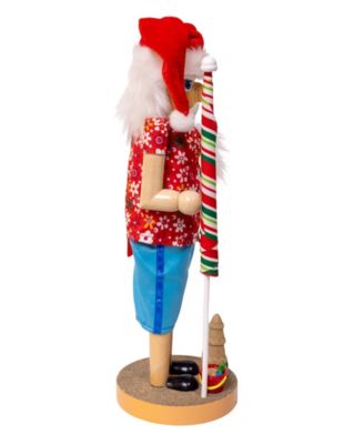 15" Delightful Beach Santa Nutcracker