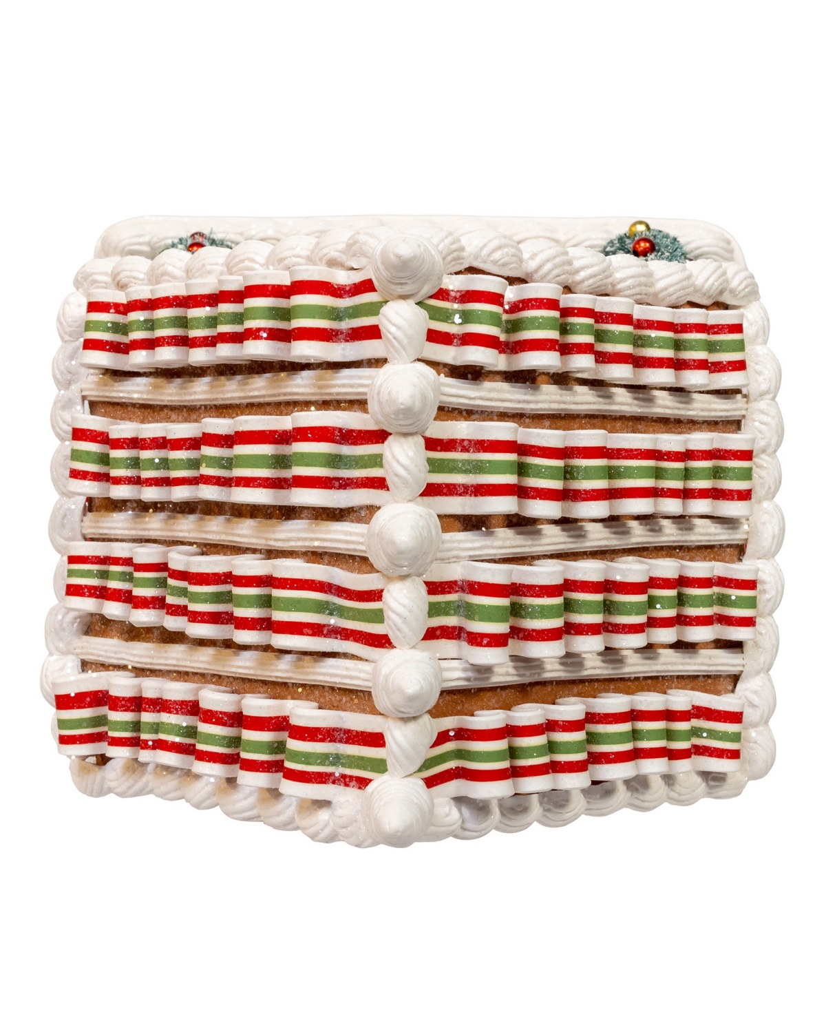 Kurt Adler 9-inch Battery Operated Gingerbread House In Brown
