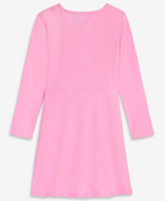 Girls 5-20 Long-Sleeve Sparkle Dress, Macy's Exclusive