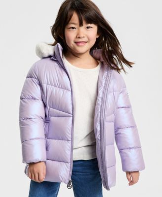 Toddler and Little Girls Stadium Puffer Jacket