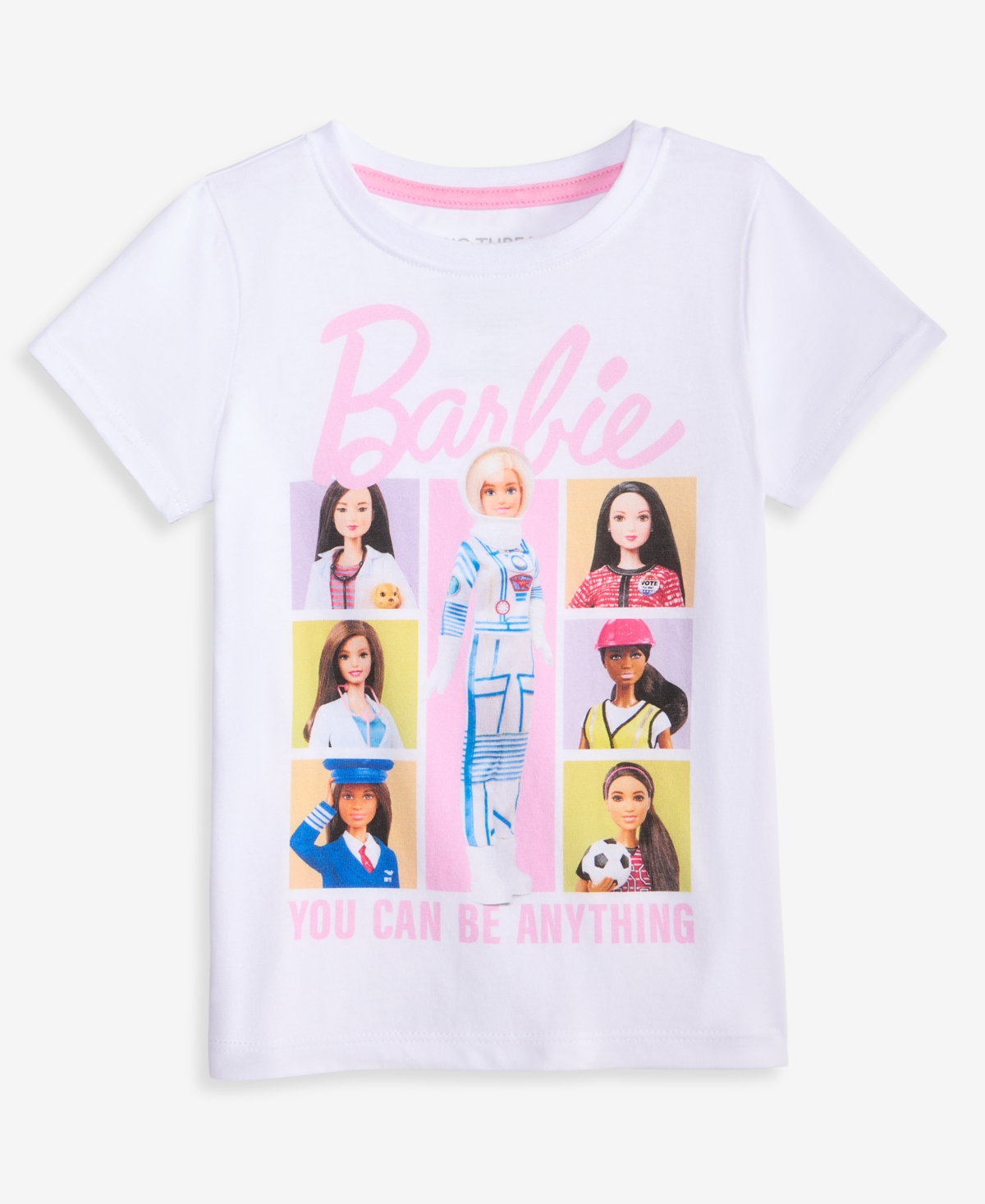 Epic Threads Babies' Girls Toddler 2t-4t Barbie Short-sleeve T-shirt, Macy's Exclusive In White