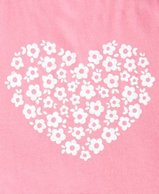 Girls Toddler 2T-4T Glitter Heart Long-Sleeve Tutu Dress, Macy's Exclusive