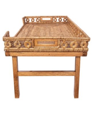 Inna Design Breakfast Tray with Wooden Legs