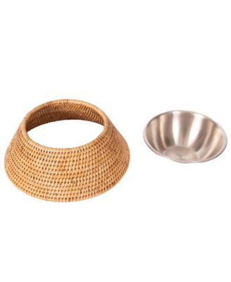 Pet Bowl with Removable Stainless Steel Bowl