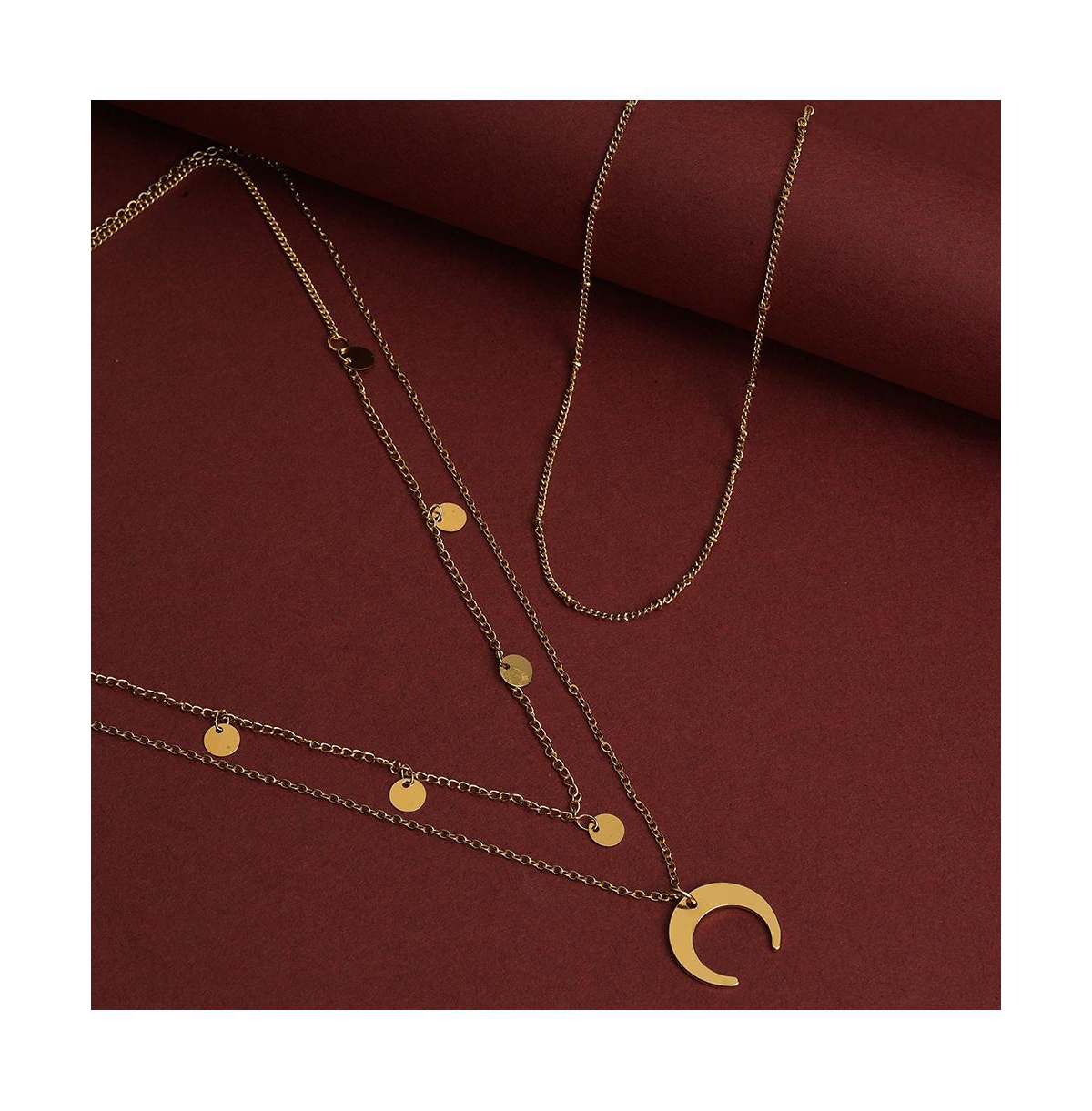 Sohi Women's Everyday Multi-Layer Necklace