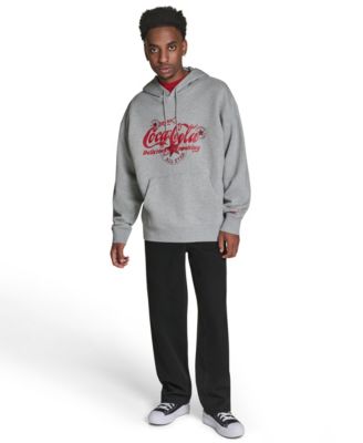 Men's Coca Cola Logo Hooded Sweatshirt