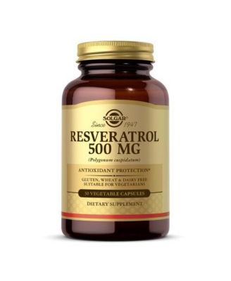 Solgar Resveratrol ,500 mg ,30 V Caps