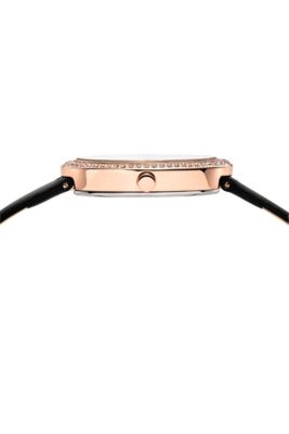 Women's Eloise Watch with Topaz Gemstone and Genuine Leather Band 1351CELL