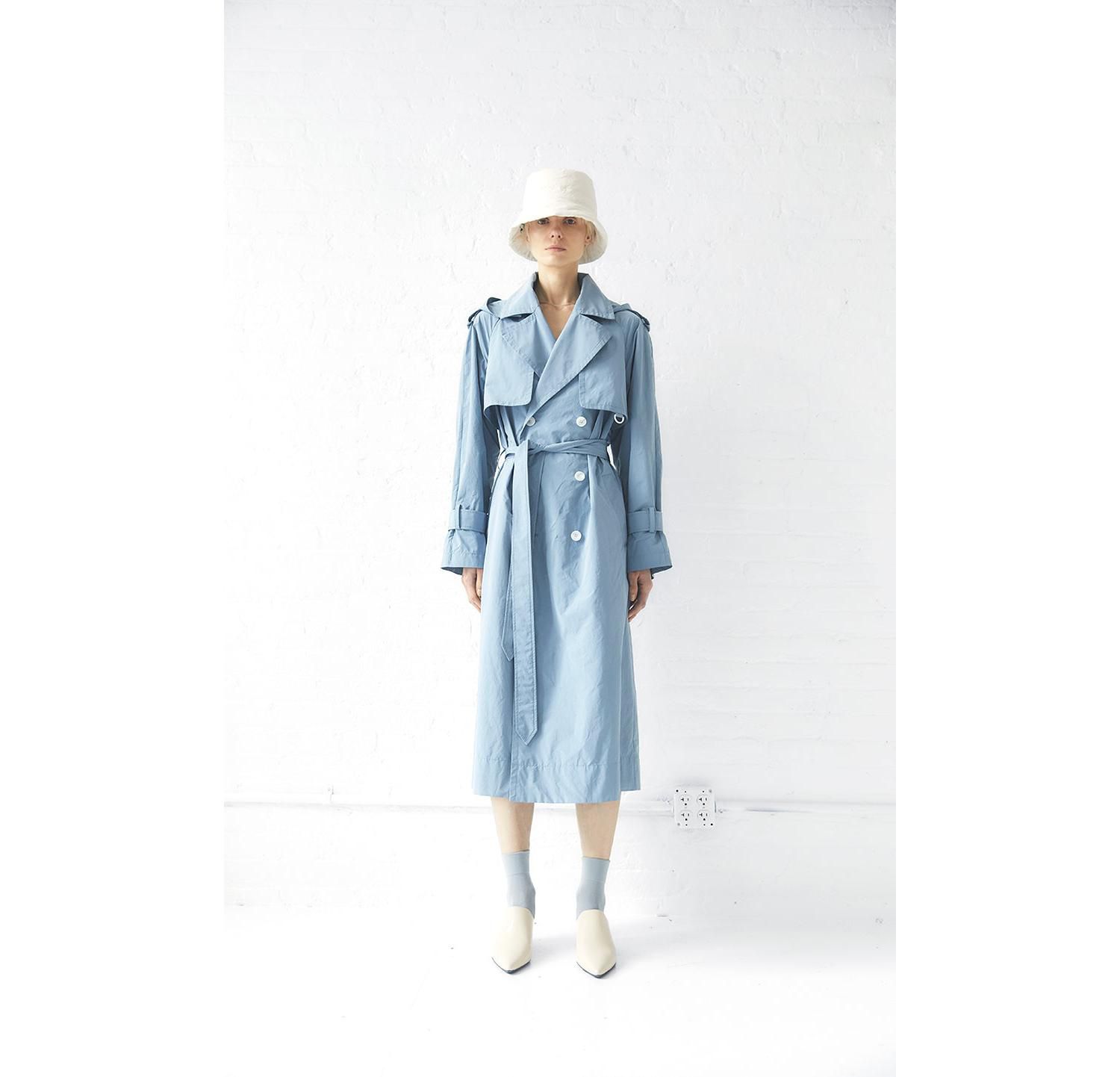 Women's Hooded Trench Coat