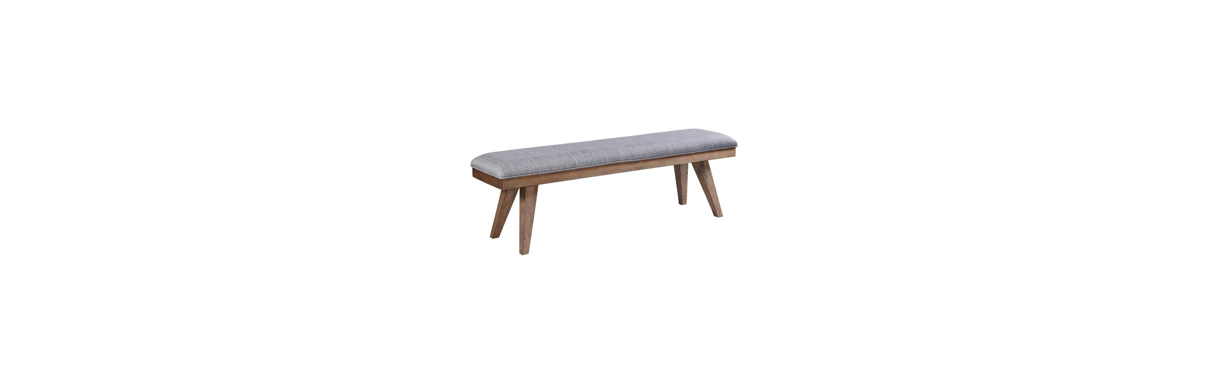 Intercon 63"" Bench w/Cushion in Weathered Chestnut