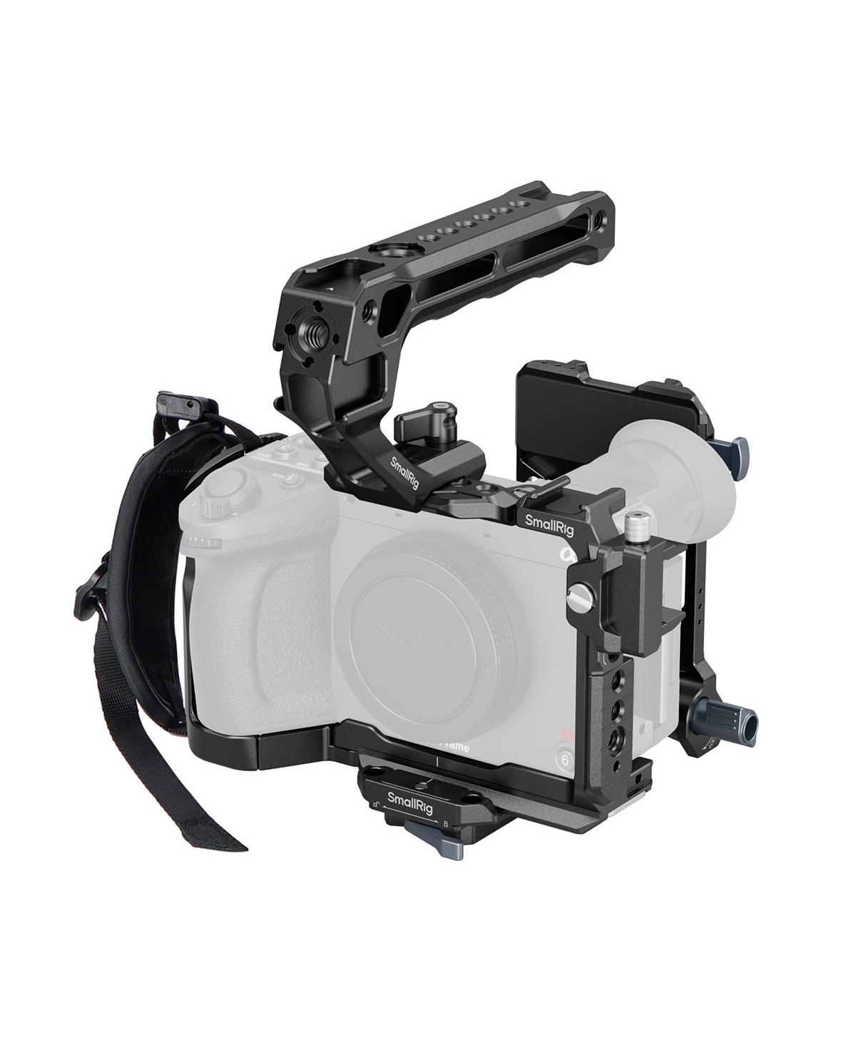 SmallRig Advanced Camera Cage Kit with Battery Plate for Sony FX2, Black - Black