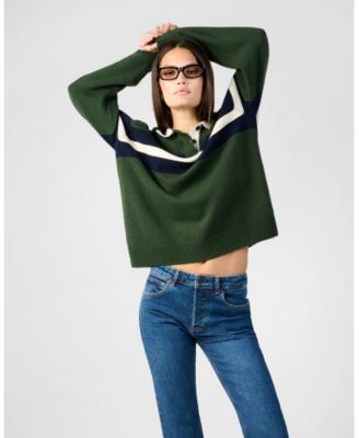 Women's Knitted Rugby Shirt