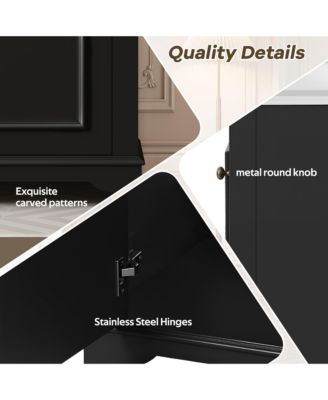 20-Inch Bathroom Vanity with Ceramic Sink, Freestanding Single Vanity, Soft-Close Door & Adjustable Shelf