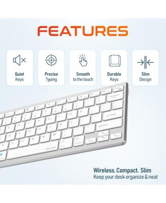 KB35 Wireless Keyboard & Mouse Combo, 2.4GHz, Noiseless (DKMKITMIN35)