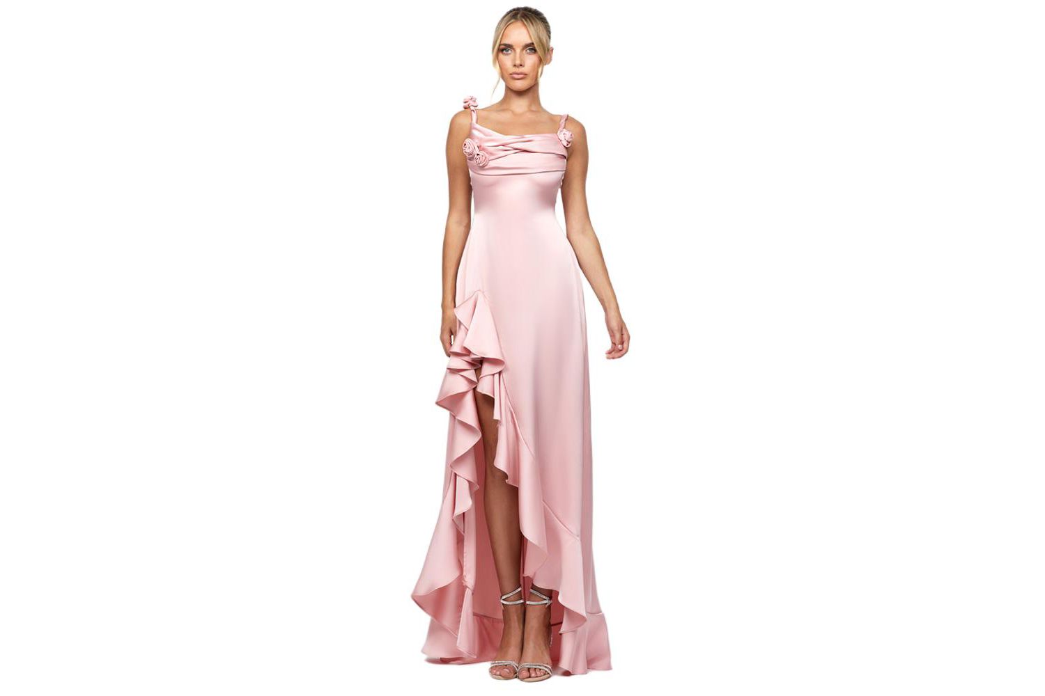 Women's Nakiyah Cowl Hi Lo Dress