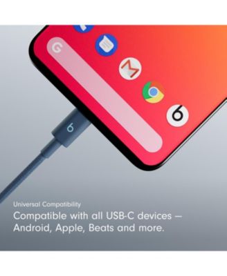 USB-C to USB-C Woven Cable (1.5 m) - Nitro Navy