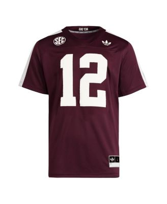 Men's 12 Maroon Texas A&M Aggies Premier Strategy Jersey
