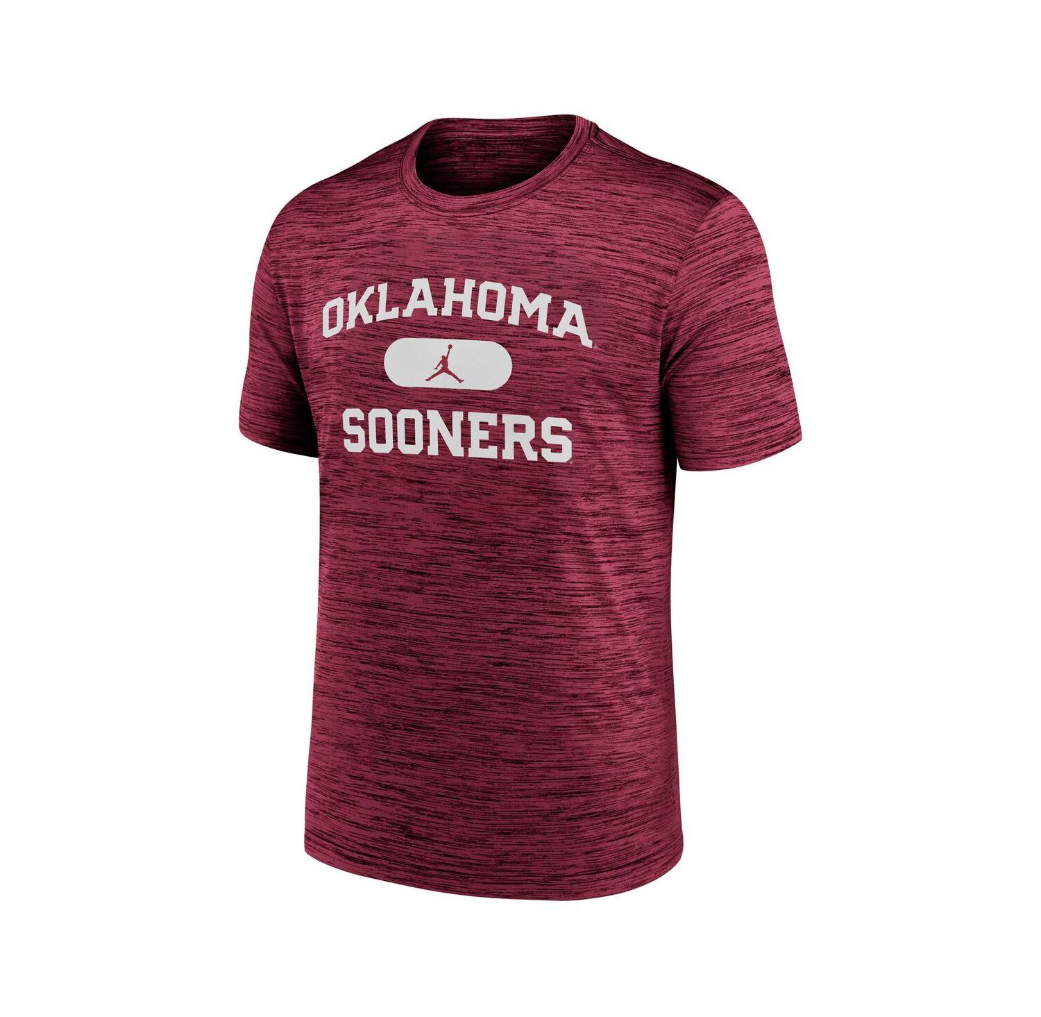 Men's Crimson Oklahoma Sooners Velocity Mascot Dri-FIT T-Shirt