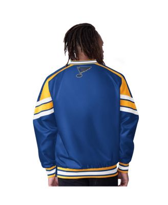 Men's Blue St. Louis Blues Reliever V-Neck Pullover Jacket