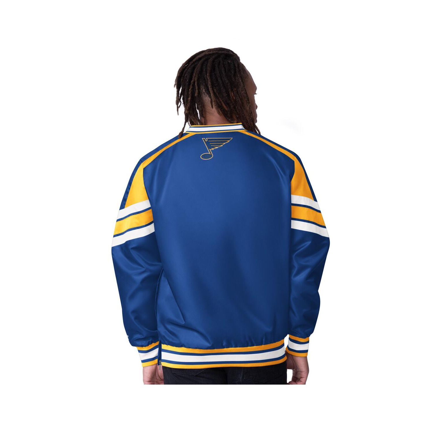 Men's Blue St. Louis Blues Reliever V-Neck Pullover Jacket