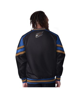 Men's Black Washington Capitals Reliever V-Neck Pullover Jacket