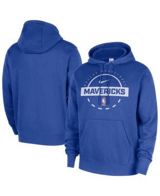 Nike - Men's Blue Dallas Mavericks 2025/26 Authentic Practice Club Pullover Hoodie