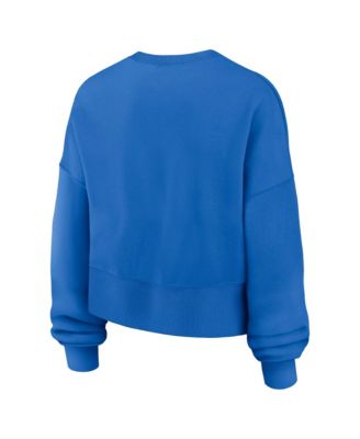 Women's Blue UCLA Bruins Oversized Phoenix Arch Pullover Sweatshirt