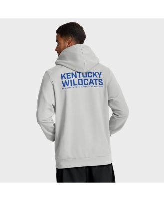 Men's Gray Kentucky Wildcats 2025 Sideline Standard Issue Dri-FIT Full-Zip Hoodie