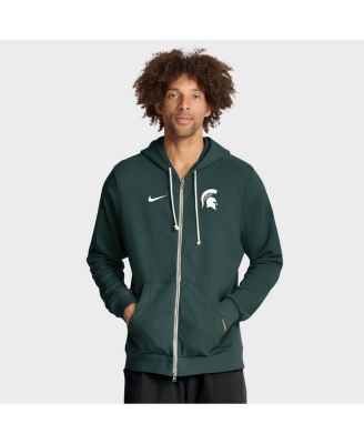 Nike - Men's Green Michigan State Spartans 2025 Sideline Standard Issue Dri-FIT Full-Zip Hoodie