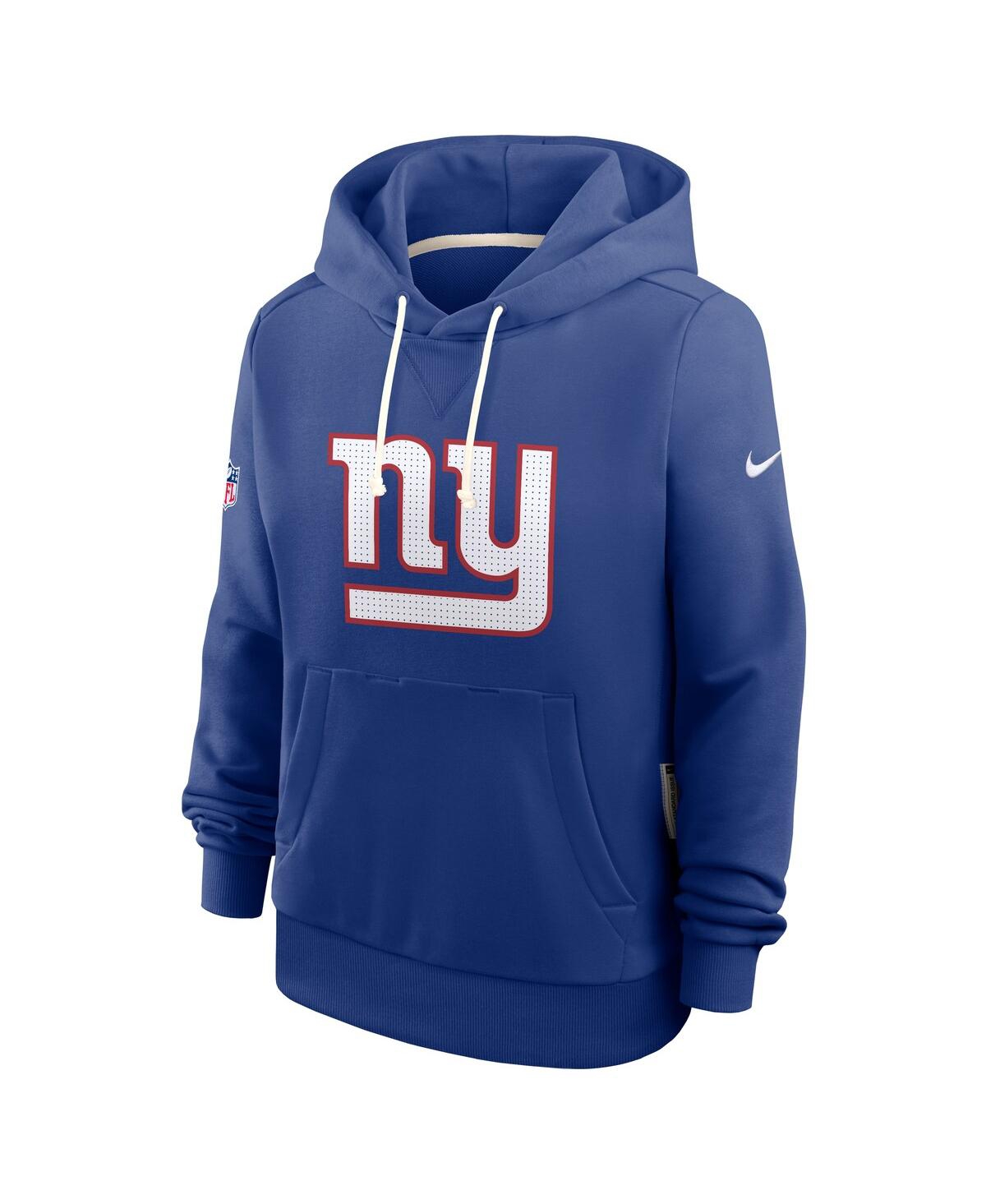 Nike Royal New York Giants Sideline Standard Issue Initial Home Dri-fit Hoodie In Blue