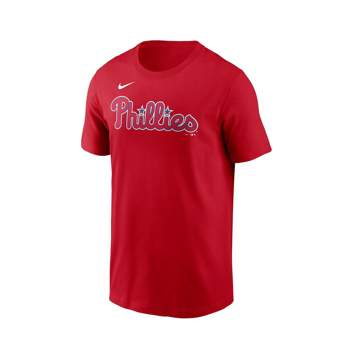 Мужская футболка Nike Jhoan Duran Red Philadelphia Phillies Fuse Name & Number — фото 2