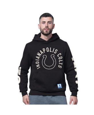 Starter - Men's Black Indianapolis Colts Handoff Fleece Hoodie Sweatshirt