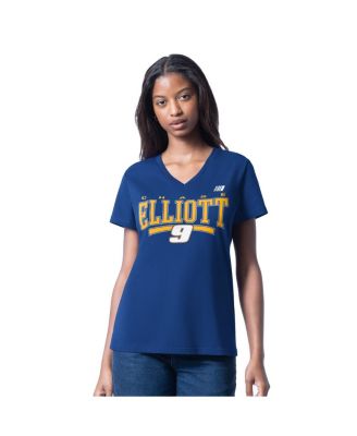 G-III 4Her by Carl Banks - Women's Royal Chase Elliott Cheer Dance V-Neck T-Shirt