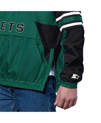 Men's Green New York Jets Prospect Half-Zip Pullover Hoodie