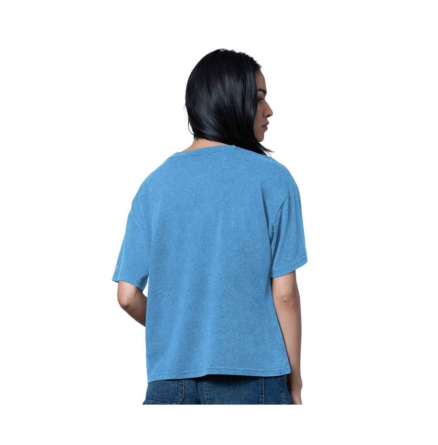 Женская футболка Starter Light Blue Tennessee Titans Oversized Hall of Fame — фото 2
