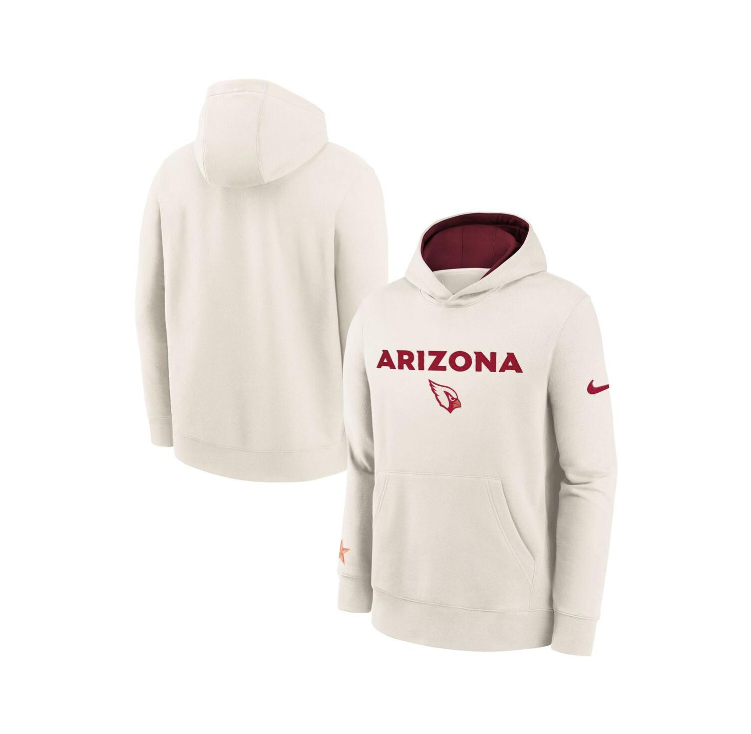 Big Boys and Girls Natural Arizona Cardinals 2025 Rivalries Collection Club Hoodie