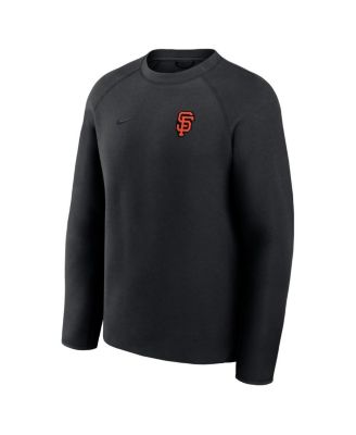 Men's Black San Francisco Giants Tech Fleece Raglan Sweatshirt