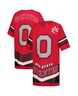 Gameday Couture - Women's Scarlet Ohio State Buckeyes Perfect Score Mini T-Shirt Dress