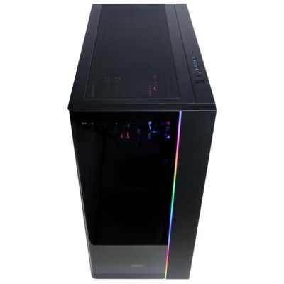 Gamer Supreme Liquid Cooled Gaming Desktop Computer, AMD Ryzen 7 9700X 3.8GHz, 32GB RAM, 2TB SSD, NVIDIA GeForce RTX 5070 12GB, Windows