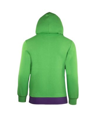 Big Boys Marvel The Hulk Costume Zip-Up Hoodie