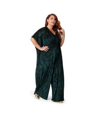 Women's 1970s Sequin Caftan Jumpsuit