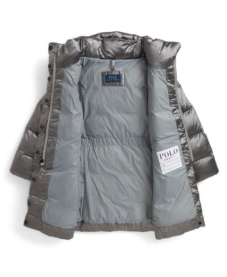 Girls' 2T-6X Hooded Long Jacket