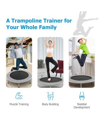 Mini Folding 36'' Trampoline Portable Recreational Fitness Rebounder