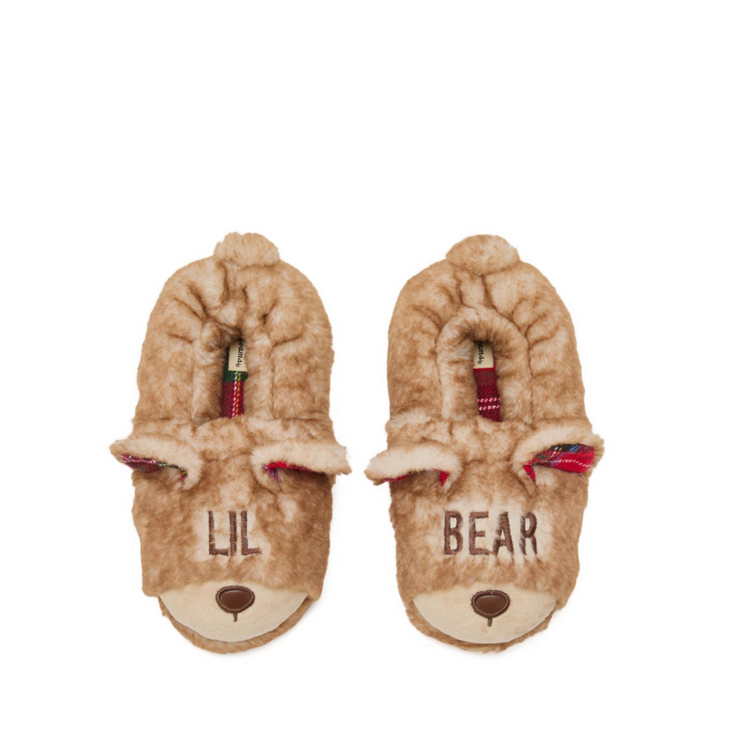 Детские домашние тапочки Dearfoams Lil Bear с закрытой пяткой, цвет: Морозный — фото 4