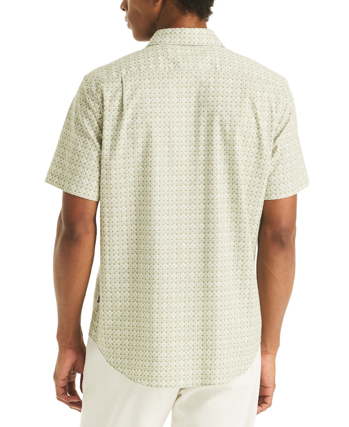 Nautica Men's Printed Short Sleeve Shirt